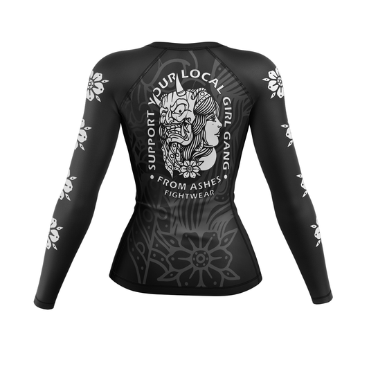 Women's Fit Girl Gang Ranked Rashguard